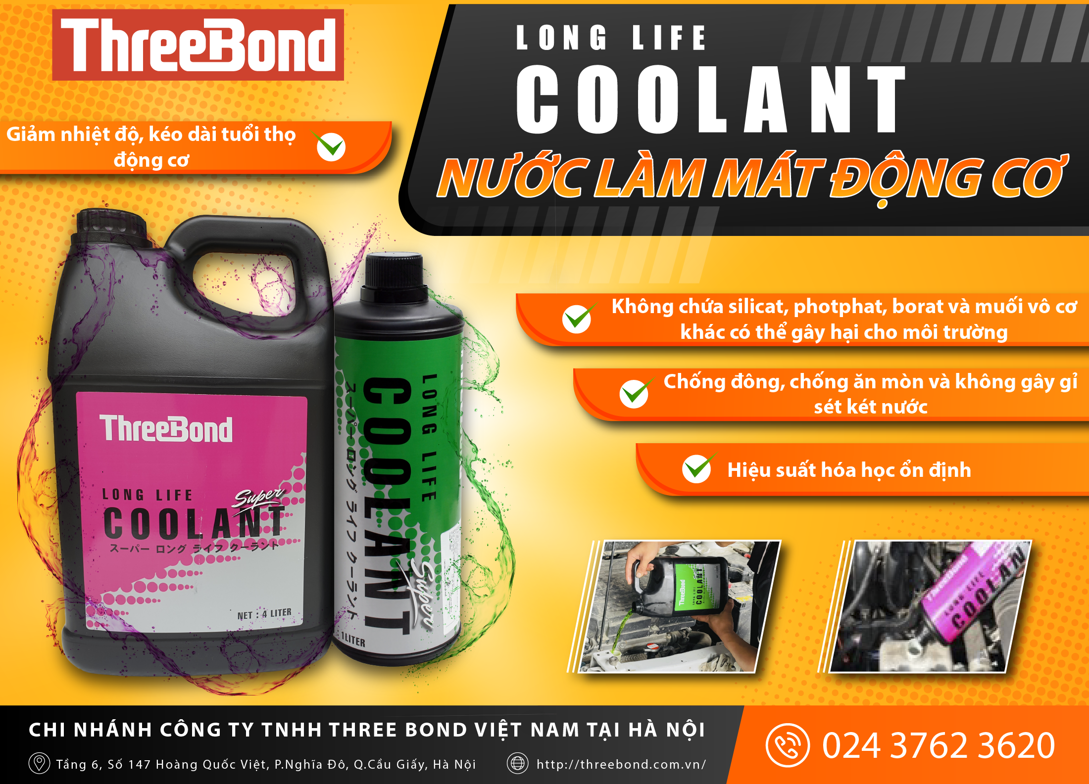 Long life Coolant - Nước làm mát động cơ